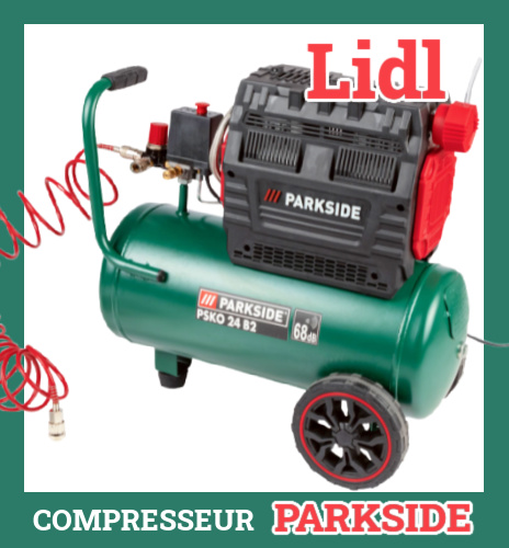 Compresseur Lidl Parkside 79€