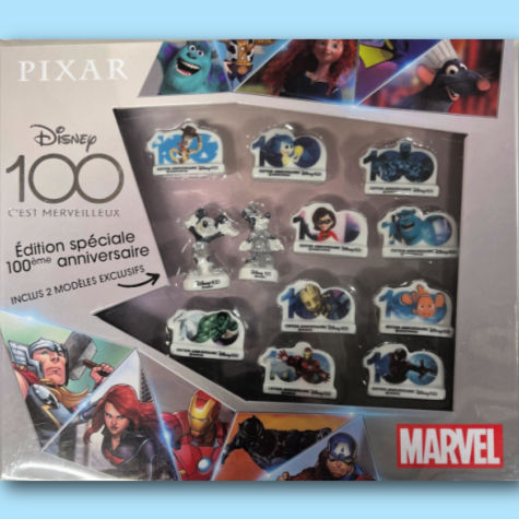 Galettes des rois Leclerc fèves Disney 100 Marvel 2024