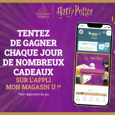 Jeu concours Harry Potter la bote magique Super U