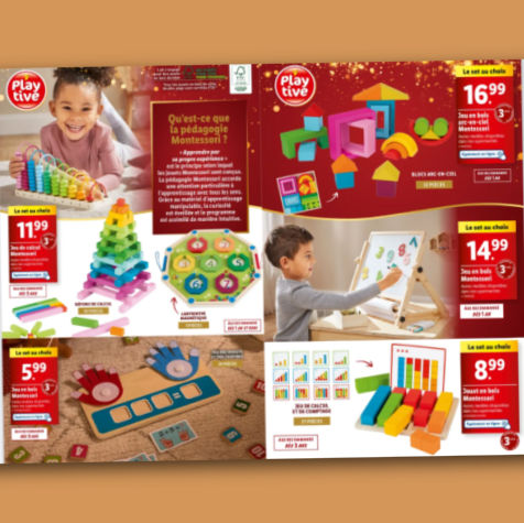 Jouets Montessori Lidl Playtive