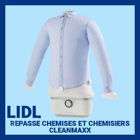 LIDL Repasse chemises et chemisiers CLEANMAXX fer à repasser