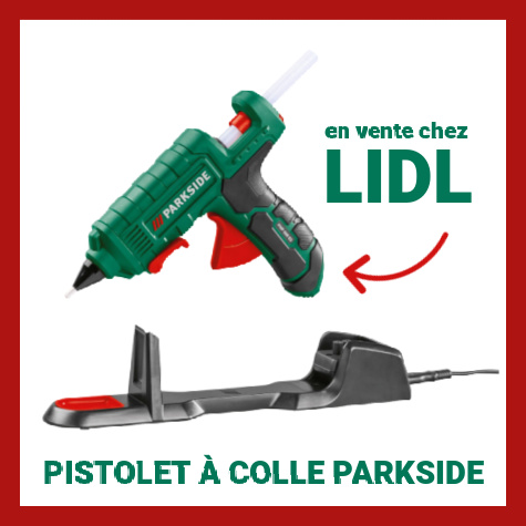 Lidl France - Pour du bricolage ou pour vos loisirs créatifs, on vous  propose lundi notre pistolet à colle #parkside qui comporte deux modes de  fonctionnement : - un sans fils 